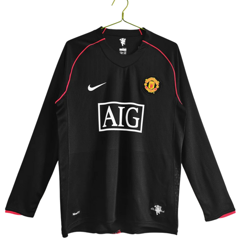 Maillot Manchester United Extérieur Retro 2007/2008 Manches Longues