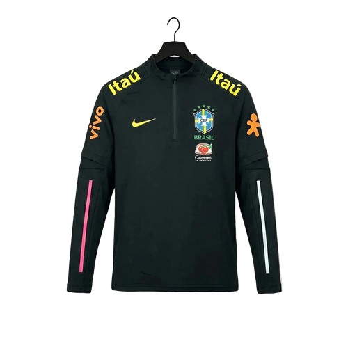 Pull Zip Brésil Seleção Black