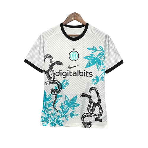 Maillot Inter Milan Jardin blanc et bleu