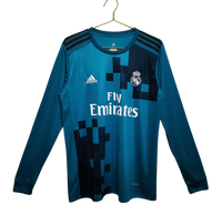 Maillot Real Madrid Extérieur Rétro 2017/2018 Manches Longues 1