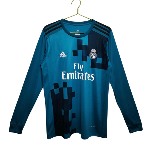 Maillot Real Madrid Extérieur Rétro 2017/2018 Manches Longues