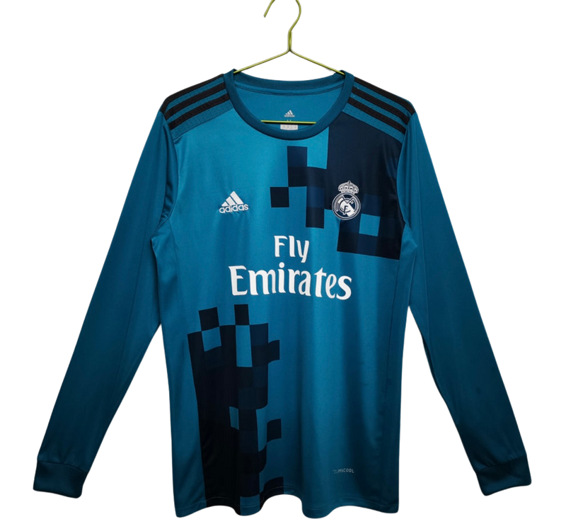 Maillot Real Madrid Extérieur Rétro 2017/2018 Manches Longues