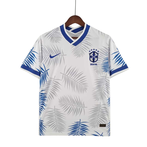 Maillot Brésil Blue Leaf