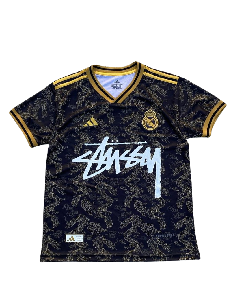 Maillot Real Madrid Gold Dragon X Stussy