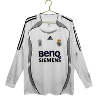Maillot Real Madrid Domicile Rétro 2006/2007 Manches Longues 1