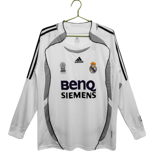 Maillot Real Madrid Domicile Rétro 2006/2007 Manches Longues