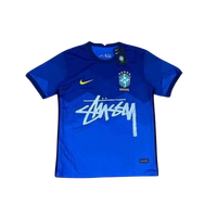 Maillot Brésil X Stussy Bleu 1
