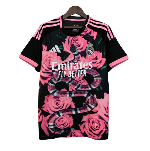 Maillot Real Madrid Serpent et Fleurs