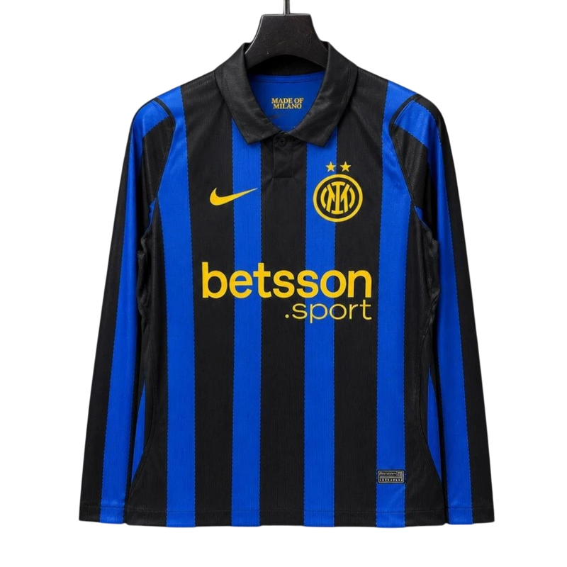 Maillot Inter Milan Domicile 26/27 Manches Longues
