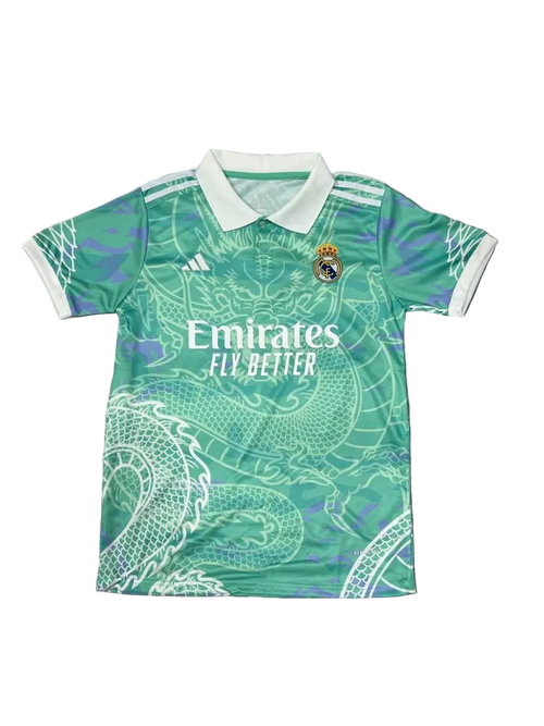 Maillot Real Madrid Dragon Turquoise